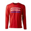 FACTORY EFFEX HONDA STRIPES LONG SLEEVE T-SHIRT / RED XXL