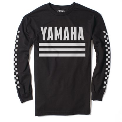 FACTORY EFFEX YAMAHA RACER LONG SLEEVE T-SHIRT / BLACK M