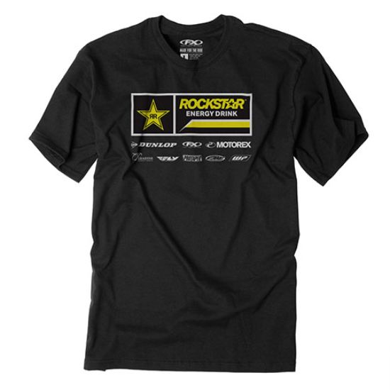 FACTORY EFFEX 2021 ROCKSTAR RACEWEAR T-SHIRT / BLACK XXL