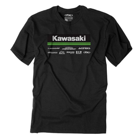 FACTORY EFFEX 2021 KAWASAKI RACEWEAR T-SHIRT / BLACK M