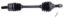 KAWASAKI COMPLETE CV SHAFT