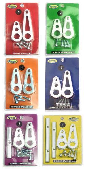 BRACKET KIT BUMPER PURPLE