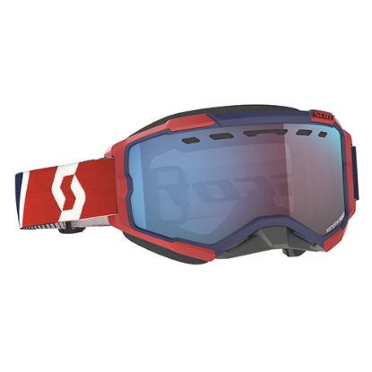SCOTT FURY SNOWX GOGGLE RED/BLUE - 'ENH' BLUE CHR LENS