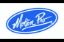 DECAL, 4" OVAL, WHITE ON BLUE