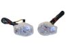 LED FAIRING MARKER LIGHTS FOR KAWASAKI ZX MODELS, CLEAR LENS (