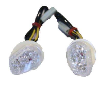 LED FAIRING MARKER LIGHTS FOR YAMAHA R1/R6 MODELS, CLEAR LENS