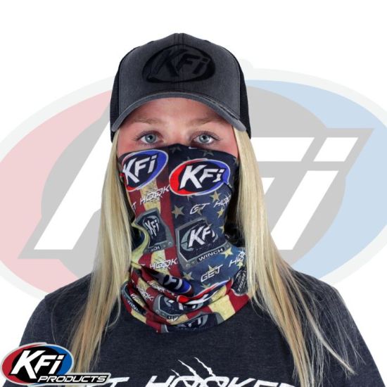 KFI KFI COLOR FLAG FACE MASK WITH LOGOS