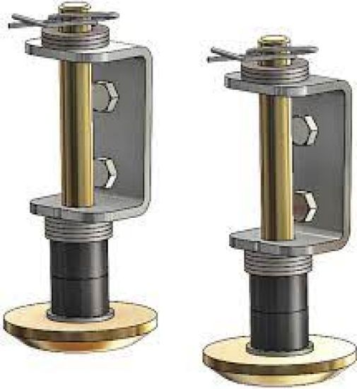 KFI TAPERED PLOW SKID KIT (2-PACK) WORKS WITH 105160 ONLY