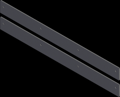 KFI WEAR BAR KIT V-PLOW BLADE (2PC)