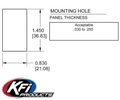 KFI BACKLIT DASH SWITCH ONLY