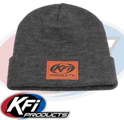 KFI S CAP-R137 GRAY/LEATHER PATCH
