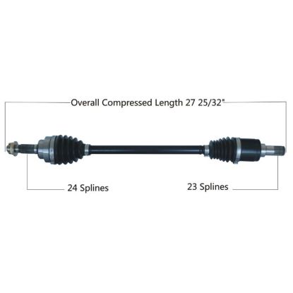 TYTANEUM HEAVY DUTY CV AXLE HONDA FRONT LEFT