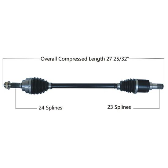TYTANEUM HEAVY DUTY CV AXLE HONDA FRONT LEFT