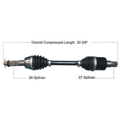 TYTANEUM HEAVY DUTY CV AXLE POLARIS REAR LEFT / RIGHT