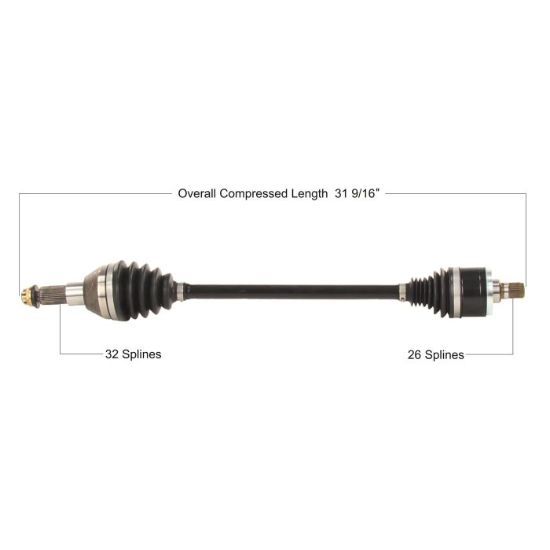 TYTANEUM HEAVY DUTY CV AXLE KAWASAKI FRONT LEFT