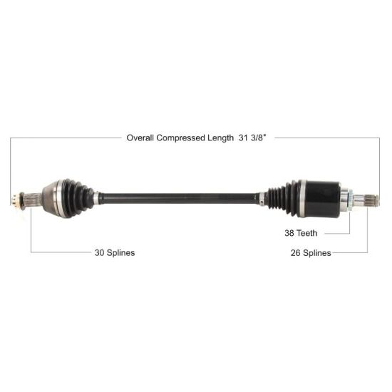 TYTANEUM HEAVY DUTY CV AXLE HONDA FRONT LEFT/RIGHT