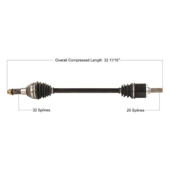 TYTANEUM HEAVY DUTY CV AXLE KAWASAKI FRONT RIGHT