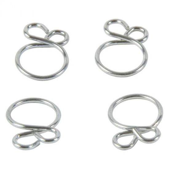 FUEL STAR CLAMP REFILL KIT - 4 IRE TYPE CLAMPS 13.5MM I.D.