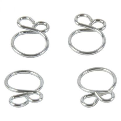 FUEL STAR CLAMP REFILL KIT - 4 IRE TYPE CLAMPS 9.8MM I.D.