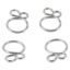 FUEL STAR CLAMP REFILL KIT - 4 IRE TYPE CLAMPS 9.8MM I.D.