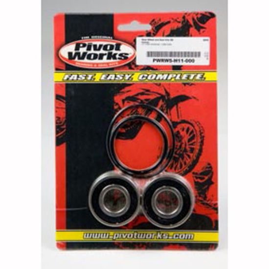 PIVOT WORKS REAR WHEEL AND SEAL KIT HONDA STREET BIKE