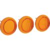 TIGER LIGHTS 2" MOJAVE AMBER LENS PACK W/ O-RING