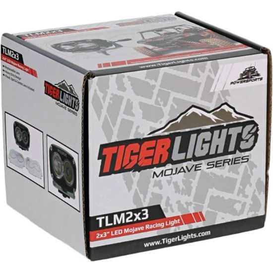 TIGER LIGHTS DUAL LED 2" X 3" MOJAVE LIGHT KIT