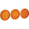 TIGER LIGHTS 3" MOJAVE AMBER LENS PACK W/ O-RING