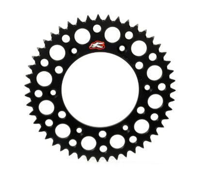 RENTHAL REAR ULTRALIGHT SPROCKET BLACK GROOVED 51T