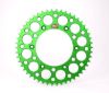 RENTHAL REAR ULTRALIGHT SPROCKET GREEN GROOVED 51T