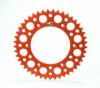 RENTHAL REAR ULTRALIGHT SPROCKET ORANGE GROOVED 46T