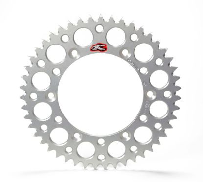 RENTHAL REAR ULTRALIGHT SPROCKET SILVER GROOVED 49T