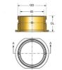 KPMI BUSHING, CRANKSHAFT, -.010 ID, BSA, A50/A65, 1971-1972