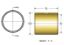 KPMI BUSHING, WRIST PIN, STD OD, BSA, A10/A50/A65, 1962-1972