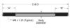 KPMI CYLINDER STUD HT STEEL STD. LENGTH