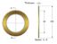KPMI THRUST WASHER, CLUTCH, C674, TRIUMPH®, 650/750, 1963-198