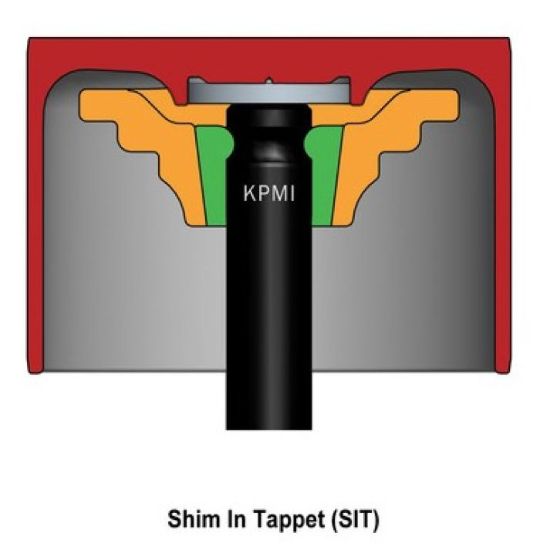 KPMI SPRING KIT (SHIM-IN-TAPPET), HT STEEL, 0.445" LIFT