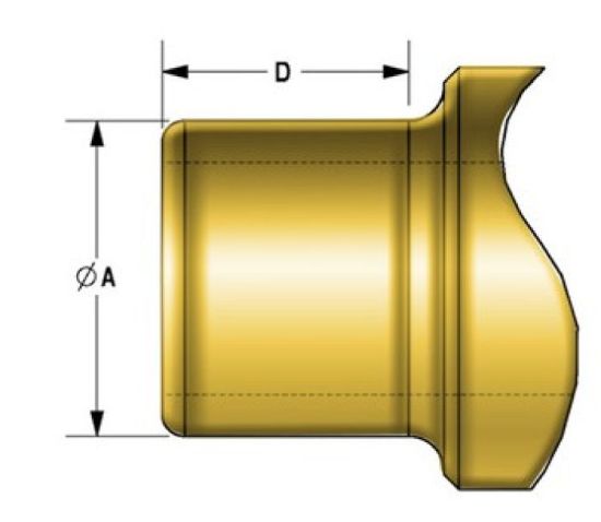 KPMI SEAL, PC STYLE, 3/8" STEM X 0.500" GUIDE (PACK OF 100)