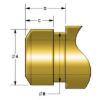KPMI SEAL, RED VITON, 5/16" STEM X 0.500" GUIDE (PACK OF 6)