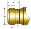 KPMI SEAL, RED VITON, 4MM STEM X 0.315 GUIDE (PACK OF 100)