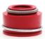 KPMI SEAL, RED VITON, 6.5MM STEM X 0.475" GUIDE (PACK OF 100)