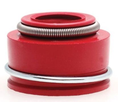 KPMI SEAL, RED VITON, 6.5MM STEM X 0.475" GUIDE (PACK OF 8)