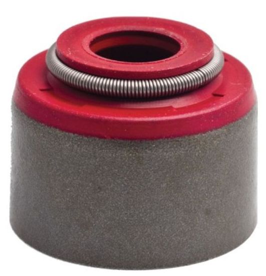 KPMI SEAL, RED VITON, 6.0MM STEM X 0.495" GUIDE (PACK OF 100)