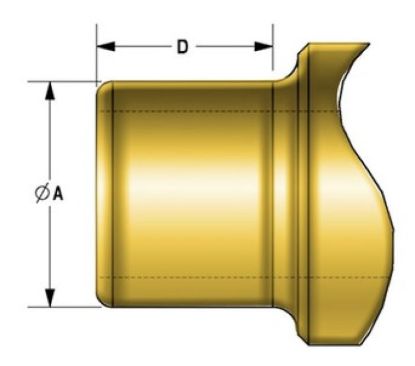 KPMI SEAL, HD OE STYLE, 3/8" STEM X 0.562" GUIDE (PACK OF 50)