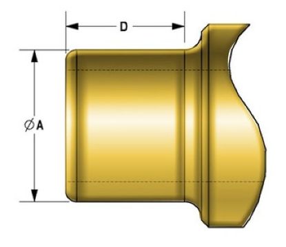 KPMI SEAL, HD OE STYLE, 3/8" STEM X 0.625" GUIDE (PACK OF 4)