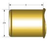 KPMI SEAL, RED VITON, 6.0MM STEM X 0.475" GUIDE (PKG. OF 16)