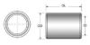 KPMI DOWEL PIN, STEEL (PKG. OF 4), 0.5575" OD