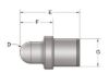 KPMI PUSH ROD BLANK HT STEEL ENDPIECES (PKG. OF 2 MF)