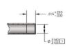 KPMI PUSH ROD BLANK HT STEEL ENDPIECES (PKG. OF 2 MF)