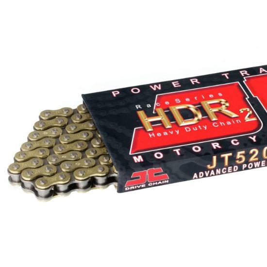 520 HDR CHAIN 112-SL GOLD & BLACK